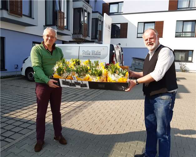 Frank Wendorf zusammen mit seinem Stellvertreter Dr. Georg Schneider.