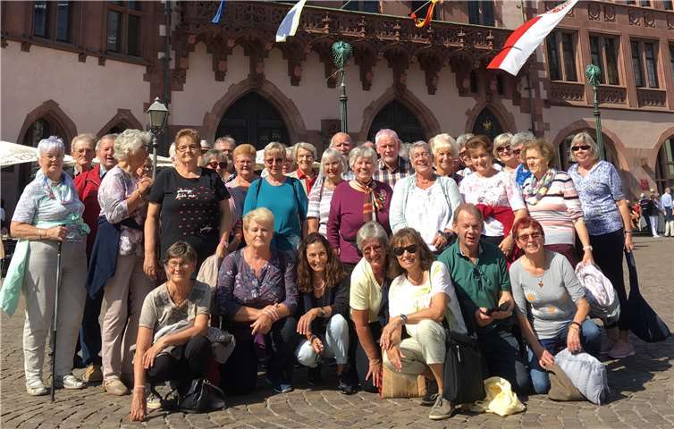 Frankfurt - eine Stadt die viel zu bieten hat, findet auch die Herzsportgruppe Selters. Foto: privat