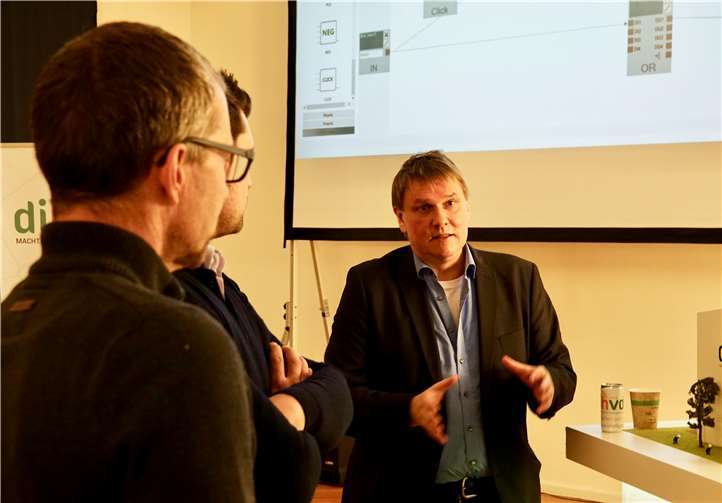 Franz Keuler, „dihva“-Geschäftsführer und Entwickler der Technologie, stellte sein System vor. KG