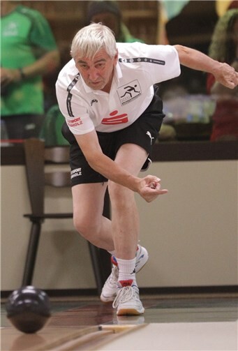 Franz Schnorpfeil zeigte, dass er doch noch nicht ganz zum alten Eisen gehört.Foto: SK Münstermaifeld