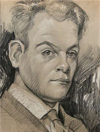 Franz Steinborn, Selbstbildnis. HG