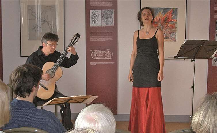 Franziska Dillner-Koch und Jörg Krause beim Konzert. privat
