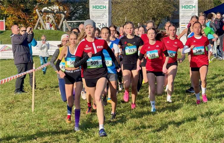Franziska Schulz sorgt vom Start an für hohes Tempo. Foto: DJK Ochtendung