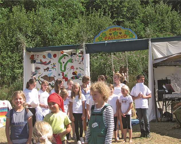 Französisch erleben: Der Club français begeisterte bei der Aufführung „Cirque nature“ Deutsche und Franzosen gleichermaßen. privat