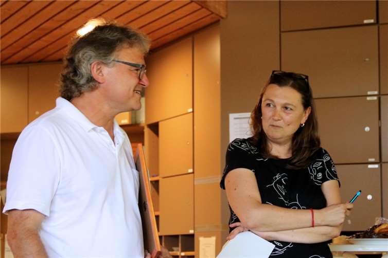 Frau Szymanski und Herr Höber.Fotos: privat