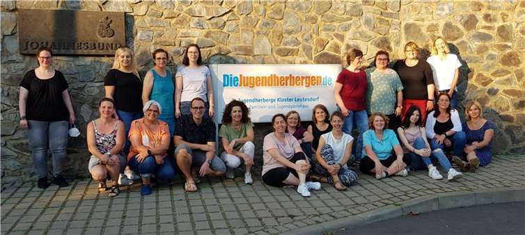 Frauenchor Zeitlos beim Chorwochenende in Leutesdorf – das Foto ist unter Einhaltung der „3G-Regel“ entstanden. Foto: privat