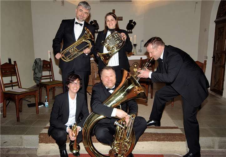 „Frechblech“ - das Soloquintett des evangelischen Dekanats Westerwald.  privat