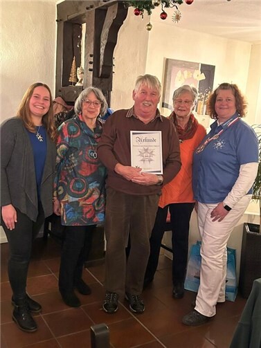 Fred Maybusch wurde zum Ehrenmitglied ernannt.