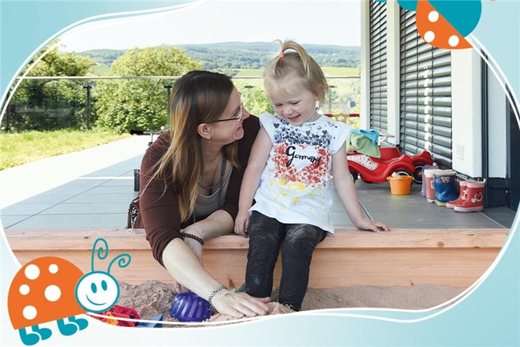 Freie Betreuungsplätze in der Kindertagespflege „i-Tüpfelchen“: Ein Paradies für die Kleinsten. Foto: Lilien Gergert (Klaes)