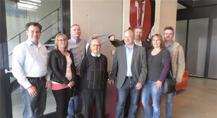 Freien Wähler Verbandsgemeinde Adenau mit Firmengründer von capricorn und zukünftigen Eigentümer des Nürburgrings Herrn Dr. Robertino Wild (3. v. l).Privat