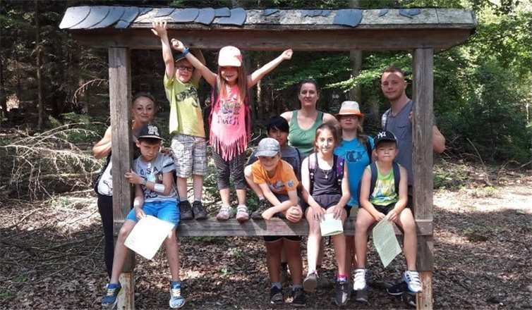 Freizeitaktivitäten in der freien Natur waren aufgrund des tollen Wetters möglich und kamen super an.privat