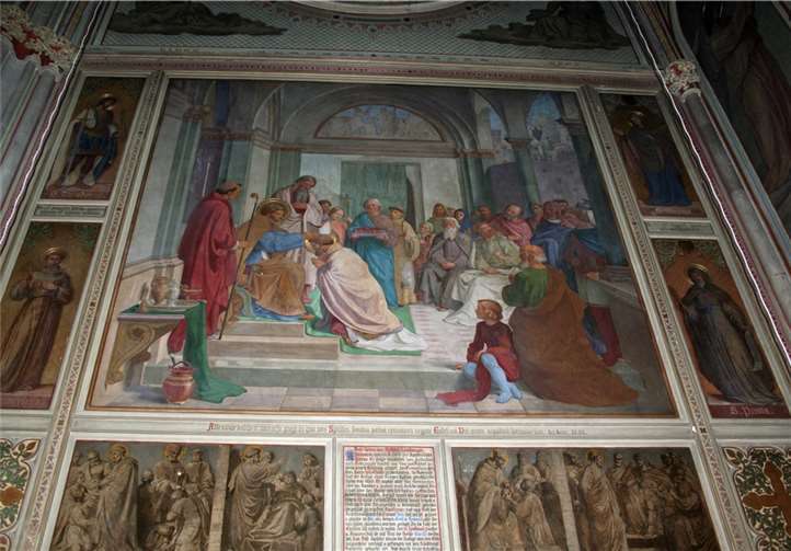 Fresken in der Apollinariskirche.