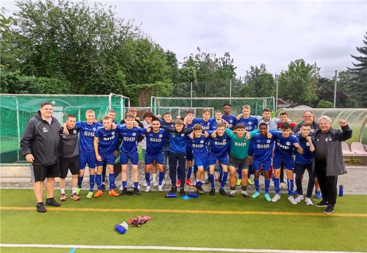 Freude bei der U 17 der SG99 Andernach.Foto: privat