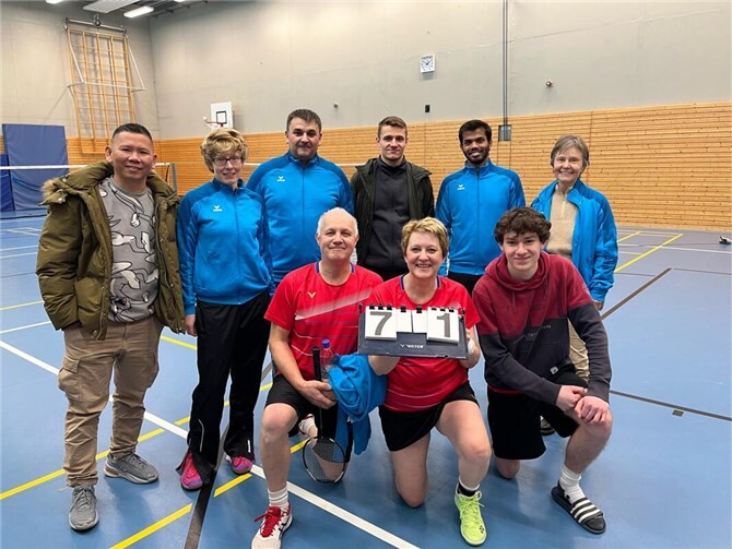 Freude nach dem Sieg.  Foto: privat