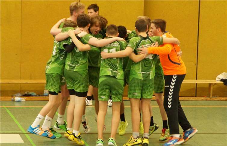 Freudentaumel bei der B-Jugend.Privat