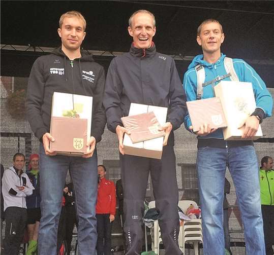 Freuen konnte sich Dirk Gimnig über einen hervorragenden 3. Platz beim Dorint50-Run in Vettelschoß. privat