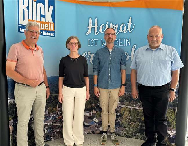 Freuen sich auch eine gelungene Veranstaltung: Norbert Wagner, Sabine Mombauer, Sebasitan Zinken und Matthias Schmitz.  Foto: ROB