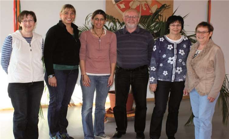 Freuen sich über die Vorlese-Aktion (v.l.n.r.): Elke Schwickert, Anne-Kathrin Klaßmann, Carolin Marth, Jürgen Trenck, Ute Starrmann , Martha Röhrig. privat