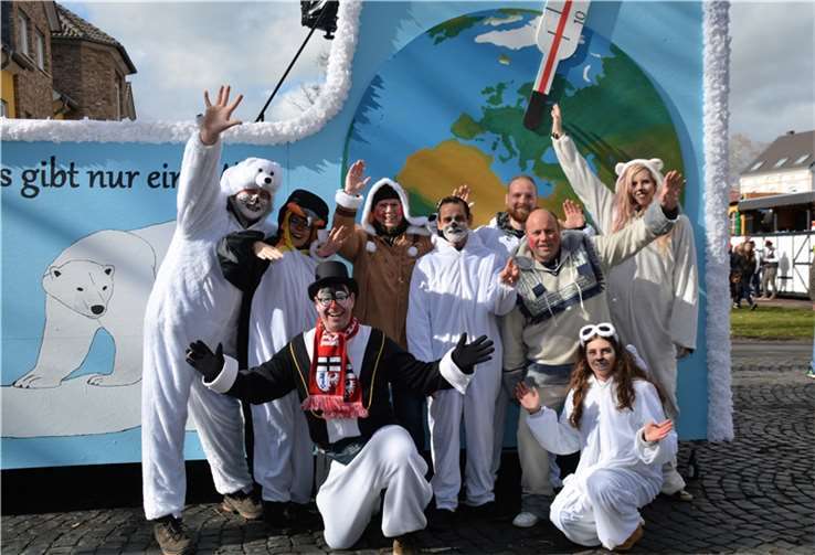 Freunde des Karnevals der Baumschule Ley. Meckenheim . Motto:Klimaschutz