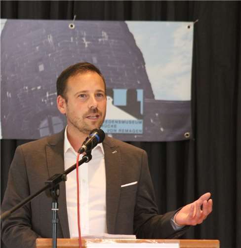 „Ein Monument für Frieden und Freiheit“ Freute sich über die Wiedereröffnung: Bürgermeister Björn Ingendahl.