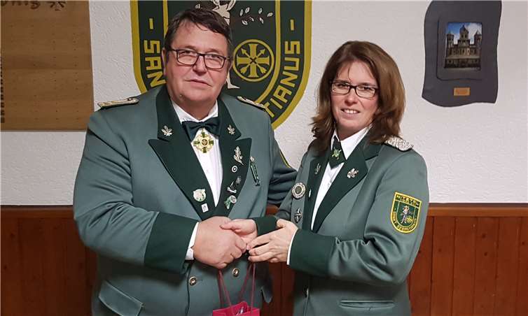 Friedhelm Keßner, Brudermeisterin Kerstin Müller.