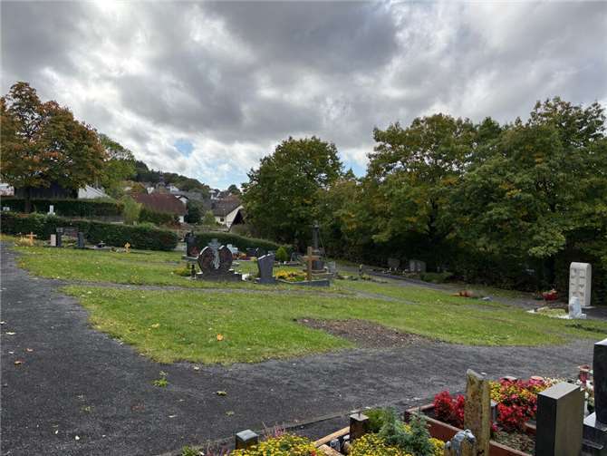 Friedhof Ramersbach als Beispiel für Friedhöfe mit Bedarf einer Neukonzeption. Foto: Werner Kasel