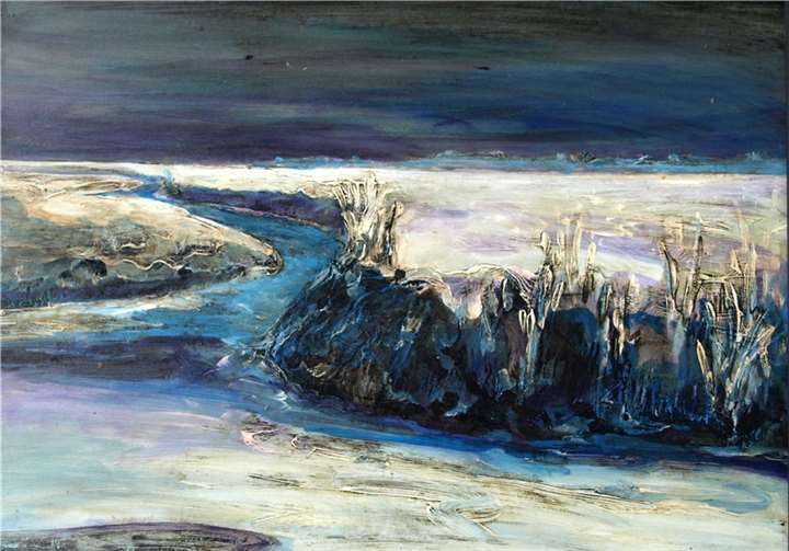 Friesische Landschaft von Margit Hillen.Privat