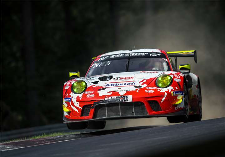 Frikadelli Racing Team: Kevin Estre, Michael Christensen, Maxime Martin, Jeroen Bleekemolen.Foto: Frikadelli Racing/BRfofo-Gruppe C