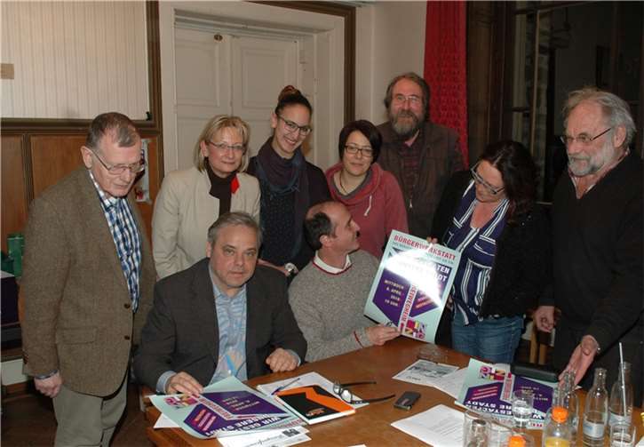 Frisch gewählt: Der neue Vorstand des Sinziger Bürgerforums. BL