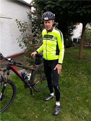 Fritz Hampel für alternatives Ausdauer-Training stets bereit.Foto: privat