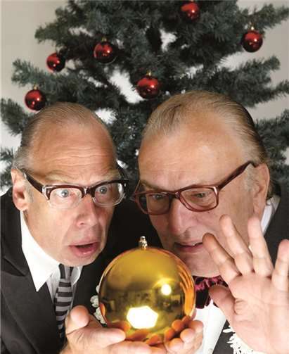 Fritz & Hermann präsentieren ihre neues Weihnachtsprogramm im November im Pantheon. privat