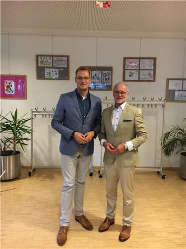 Fritz Naumann (re.) und Denny Blank. privat