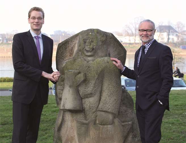 Fritz Naumann und Denny Blank.Privat