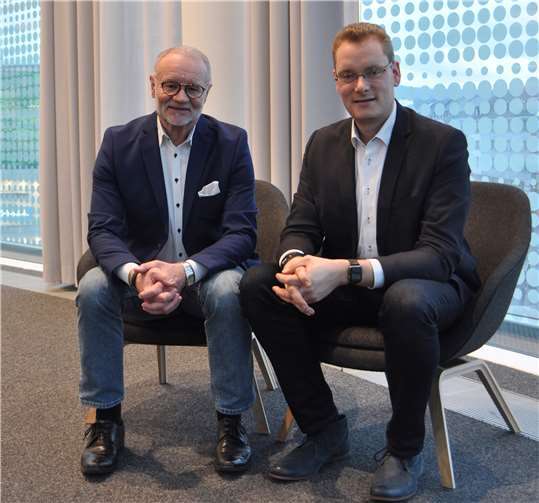 Fritz Naumann und Denny Blank.Quelle: SPD-Ortsverein Altstadt-Mitte