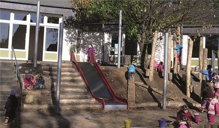 Fröhliches getummelt in der Herbstsonne. Privat