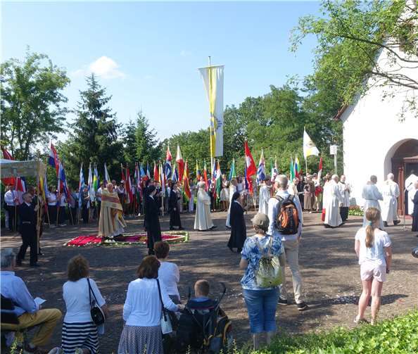 Fronleichnamsfest in Schönstatt.Foto: Pilgerzentrale Schönstatt