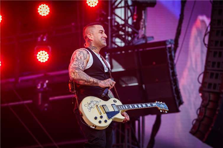 Frontmann Sammy war gut gelaunt. Foto: Axel Live Pictures