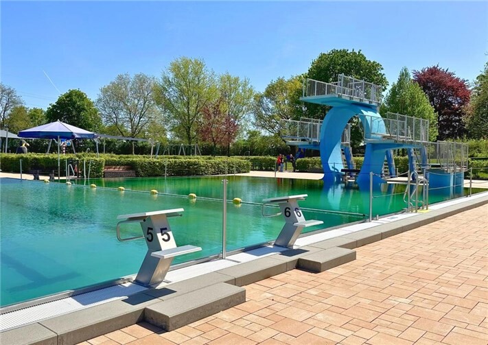 Frühschwimmen im Freibad Andernach