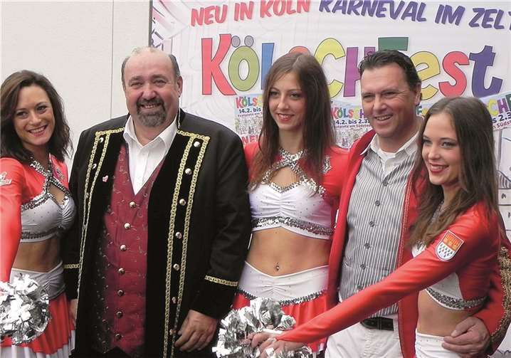 Führen in 2014 durchs Programm: die Kölschfest-Präsidenten Heinz-Gert „Bärchen“ Sester und Robert Greven. privat