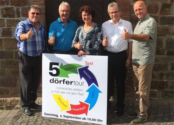 Fünf Dörfer laden ein zum Wandern, Genießen und Verweilen.Privat