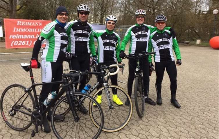 Fünf Fahrer des Radsport-Clubs Unkel waren in Neuwied am Start.Foto: privat