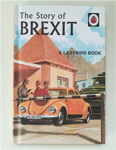 Fünf vor Brexit - die bekannten Ladybird-Leselernbücher erklären das Phänomen bereits kindgerecht.