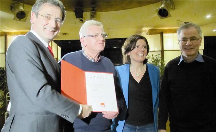 Für 40 Jahre treue Mitgliedschaft in der SPD wurde Franz Chorzempa vom Ortsverein Sayn geehrt.K. R. Goergen