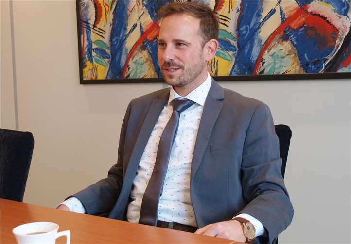 Für Bürgermeister Björn Ingendahl präsentiert sich Remagen als florierende Stadt mit guter Wirtschaftslage.Daniel Robbel