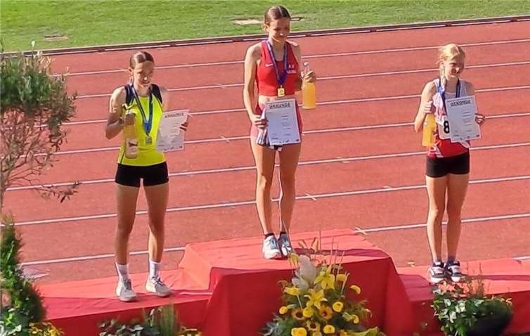 Für Frida Balles (re.) zahlte sich das konsequente Training der vergangenen Wochen aus. Foto: TV Cochem