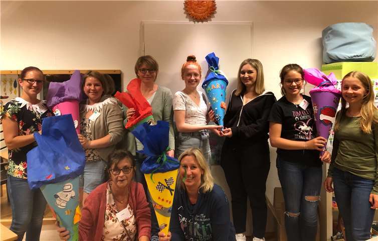 Für Kinder aus den Hochwassergebieten können weiterer handgemachte Schultüten bei Manuela Schmidt bestellt werden.Foto: Manuela Schmidt