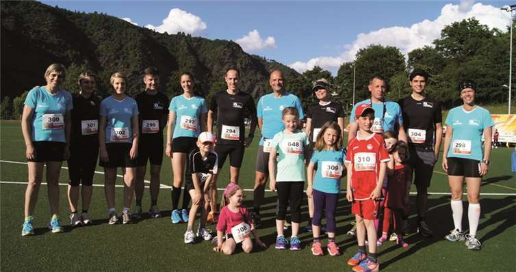 Für Ollis Radladen aus Hambuch waren 18 Läuferinnen und Läufer in Cochem am Start.privat