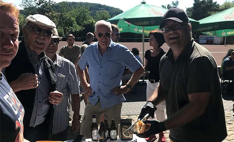 Für Speiß und Trank war reichlich gesorgt.