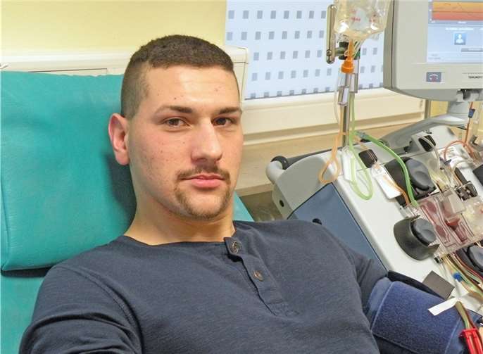 Für Steven Oster reichte eine Stammzellenspende mittels Blutentnahme. Stefan-Morsch-Stiftung