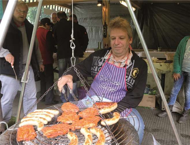 Für Verpflegung ist bestens gesorgt.